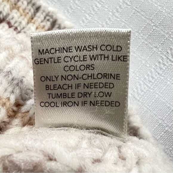 Christopher & Banks Space Dyed Shaker Stitch Zip Front Cardigan Sweater Size XL - Picture 13 of 15